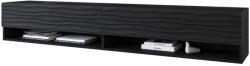 Expedo MENDES A 2 TV asztal, 180x30x31, fekete/fala, LED világítással (257038i)