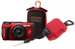 Olympus OM System TG-7 red + CHS-09 + CSCH-107 (V110030RU040) Digitális fényképezőgép