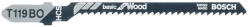 Bosch T 119 BO dekopír fűrészlap fához 83mm (2608637879) - hardtools