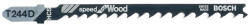 Bosch T 244 D dekopír fűrészlap fához 100mm 100db/cs (2608637881) - hardtools