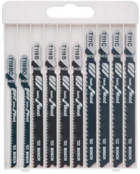 Bosch 10 részes dekopír fűrészlap készlet fához (2607010629) - hardtools