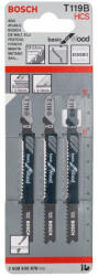 Bosch T 119 B dekopír fűrészlap fához 92x1, 9/2, 3mm 3db/cs (2608630878)