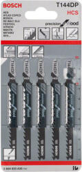 Bosch PRO Wood precise T144DP szúrófűrészlap pontos vágáshoz, 100 mm, 5 db, puha fához (2608633A35) - hardtools