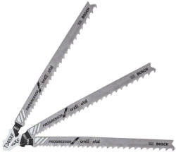 Bosch PRO Multi Material T345XF szúrófűrészlap, 132 mm, 3 db, fém, alumínium, műanyag, fa (2608634993) - hardtools