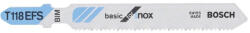 Bosch PRO Stainless Steel T118EFS szúrófűrészlap, 83 mm, 5 db, inox, fém (2608636497) - hardtools