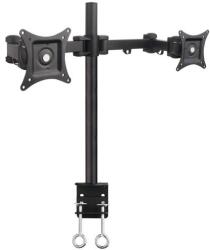 TECHLY 13-27" Desk Stand for 2 Monitor with Clamp" ICA-LCD 482-D