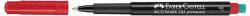 Faber-Castell F Alkoholos Marker - 0, 6 mm, Piros