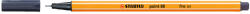 STABILO Tűfilc 0, 4mm STABILO POINT 88/98 szürke (88/98) - cartridge