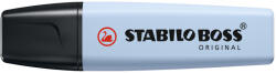 STABILO Szövegkiemelő 2-5mm vágott hegyű, STABILO BOSS Pastel 70/111 ködös kék (70/111)
