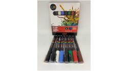 uni Dekormarker 0, 9-1, 3mm, Uni Posca PC-3M 8 db-os készlet, "HOLIDAY (2UPC3MH8C) - best-toner