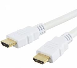 TECHLY HDMI M - HDMI M Adapterkábel 4k 3D Ethernet - 1 m, Fehér