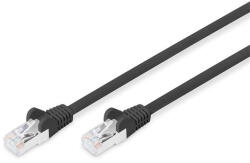 ASSMANN Cat. 6 S/FTP LSZH 3m fekete patch kábel