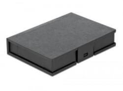 Delock 3.5 HDD védő doboz fekete (18372) (18372)