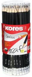 Kores Grafitceruza radírral, HB, hatszögletű, KORES - 72db (IK92672)