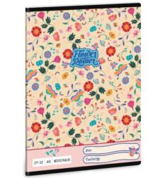 Ars Una Ars Una: Flower Power kockás füzet A/5 27-32