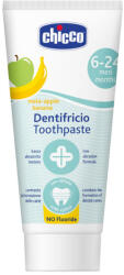Chicco Fogkrém alma-banán ízesítéssel fluoridmentes 50ml, 6-24 hónapos korig