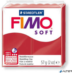 FIMO Gyurma, 57 g, égethető, FIMO "Soft", karácsonyi piros (8020-2) - alter