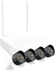 Tenda biztonsági kamera készlet, vezeték nélküli, HD, NVR és 4 kamera (K4W-3TC)