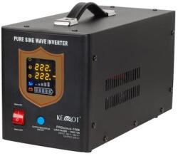 KEMOT Uninterruptible power supply KEMOT PROsinus-1000 converter with pure sine wave and charging function 12V 230V 1000VA/700W - black color (LEC-URZ3406B)