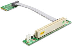 Delock emelő kártya, Mini PCI Express & gt; PCI 32 Bit / 5 V, balos illesztés (41359)