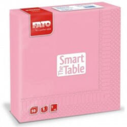 Szalvéta 2 rétegű 33x33 cm 50 lap/cs Fato Smart Table rózsaszín (82621500)