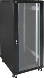 Pulsar RS2768 19" 27U 600x800 álló rack szekrény; lapra szerelt; fekete (RS2768) - digipont