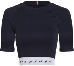 Tommy Hilfiger Slim Seamless Cropped SS Tee - desert sky - Kék