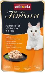 Animonda Vom Feinsten Pouch csirkefilés és kacsamelles alutasakos macskaeledel szószban (18 x 50 g) 900g
