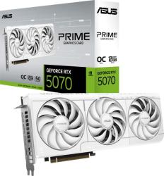ASUS GeForce RTX 5070 PRIME White OC 12GB GDDR7 192bit (PRIME-RTX5070-O12G-WHITE/90YV0M19-M0NA00) Placa video
