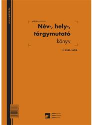 Pátria Nyomtatvány Név, hely, tárgymutató 100 lapos könyv A/4 álló (C.5230-167/A) - irodasziget