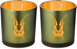 Edzard Hase mécsestartó 8cm szett 2részes, Zöld (7167)