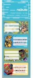 Nebulo Füzetcímke 12db-os, Gamer, vegyes minták, Nebulo (NEBULO_FC-GAMER-12) (NEBULO_FC-GAMER-12)