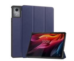 Gigapack Lenovo Tab K11 Plus (TB352) tok álló, bőr hatású (aktív flip, oldalra nyíló, trifold, asztali tartó) sötétkék (GP-168240)