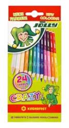 Jolly Superstick Crazy 12 db/24 szín kétvégű színesceruza készlet (3000-0503) (3000-0503)
