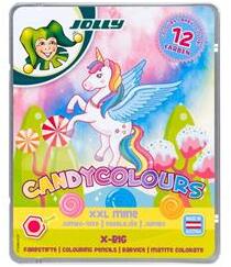 Jolly X-Big Candy Colours 12 darabos extra vastag színesceruza készlet (3099-0137) (3099-0137)