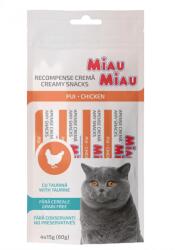  Miau Miau Miau Miau Recompense Cremoase Creamy Snacks cu Pui, 4x15 g
