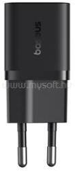 Baseus GaN5 Mini hálózati gyorstöltő 25W, USB Type-C (fekete) (P10110909113-00) (P10110909113-00)
