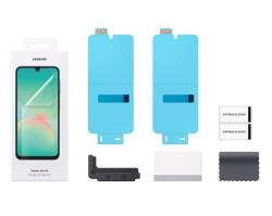Samsung Galaxy A26 5G (SM-A266) képernyővédő fólia 2db (törlőkendő + segédkeret) átlátszó (EF-UA266CTEGWW)