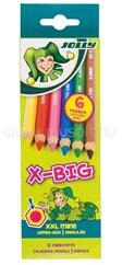 Jolly X-Big extra vastag 6 darabos színesceruza készlet (3099-0118) (3099-0118)