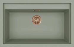 Elleci SINTESI 130 K82 SAGE BRONZ TARTOZÉKOKKAL Keratek plus mosogatótálcák (Sintesi 130 K82 Sage bronz tartozékokkal)