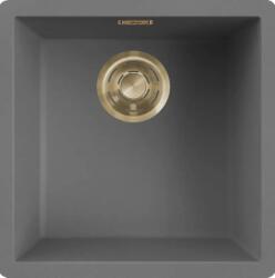 Elleci ZEN-F 102 K99 DARK GREY ARANY TARTOZÉKOKKAL Keratek plus mosogatótálcák (Zen-F 102 K99 Dark Grey arany tartozékokkal)