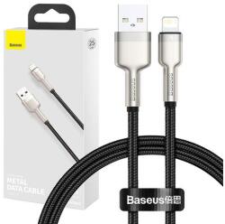 Baseus Cafule USB-Lightning kábel, 2, 4A, 0, 25 m (fekete)