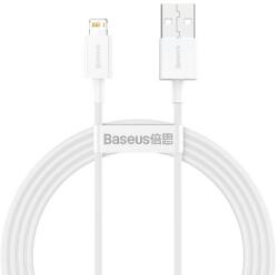 Baseus Superior Series USB-Lightning kábel, 2, 4A, 1, 5 m (fehér)