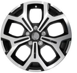 REN/DACIA Janta REN/DACIA 403006285R din Aliaj Model MALDIVES 6.5Jx17Inch Argintiu/Negru (403006285R)