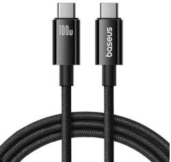 Baseus USB-C kábel, USB-C - USB-C 100W, 1, 5m, fekete