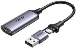 UGREEN HDMI Capture Card / Grabber Ugreen CM489, 4K 60Hz, USB + USB-C
