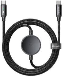 Mcdodo CA-4170 2 az 1-ben USB-C kábel + Samsung Watch vezeték nélküli töltő, 60W, 1.5m - kontaktor