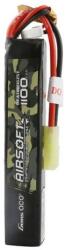 Gens ace 25C 1100mAh 3S1P 11.1V Airsoft Gun Lipo Battery with mini Tamiya Plug (GEA11003S25T)