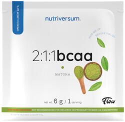 Nutriversum 2: 1: 1 BCAA Sugar Free por (6 g, Matcha)
