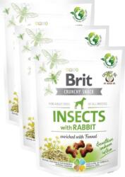 Brit Care Dog Crunchy Cracker Insects Rich In Rabbit 3x200g